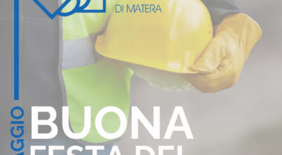 Buona festa del Lavoro e 01 Maggio dal CSI Matera – Comunicazione chiusura uffici